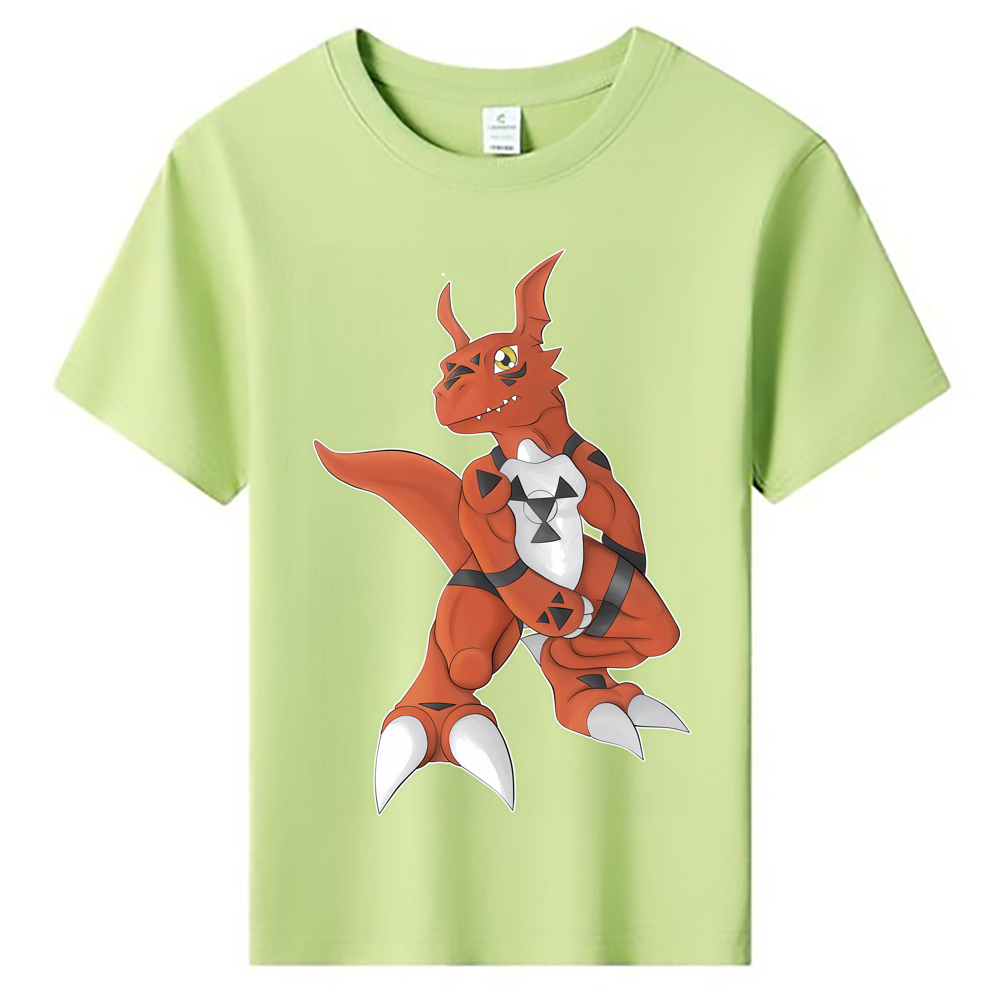 （画像用） Digimon デジタルモンスター/デジモン 綿100％キッズTシャツ（フロントプリント）